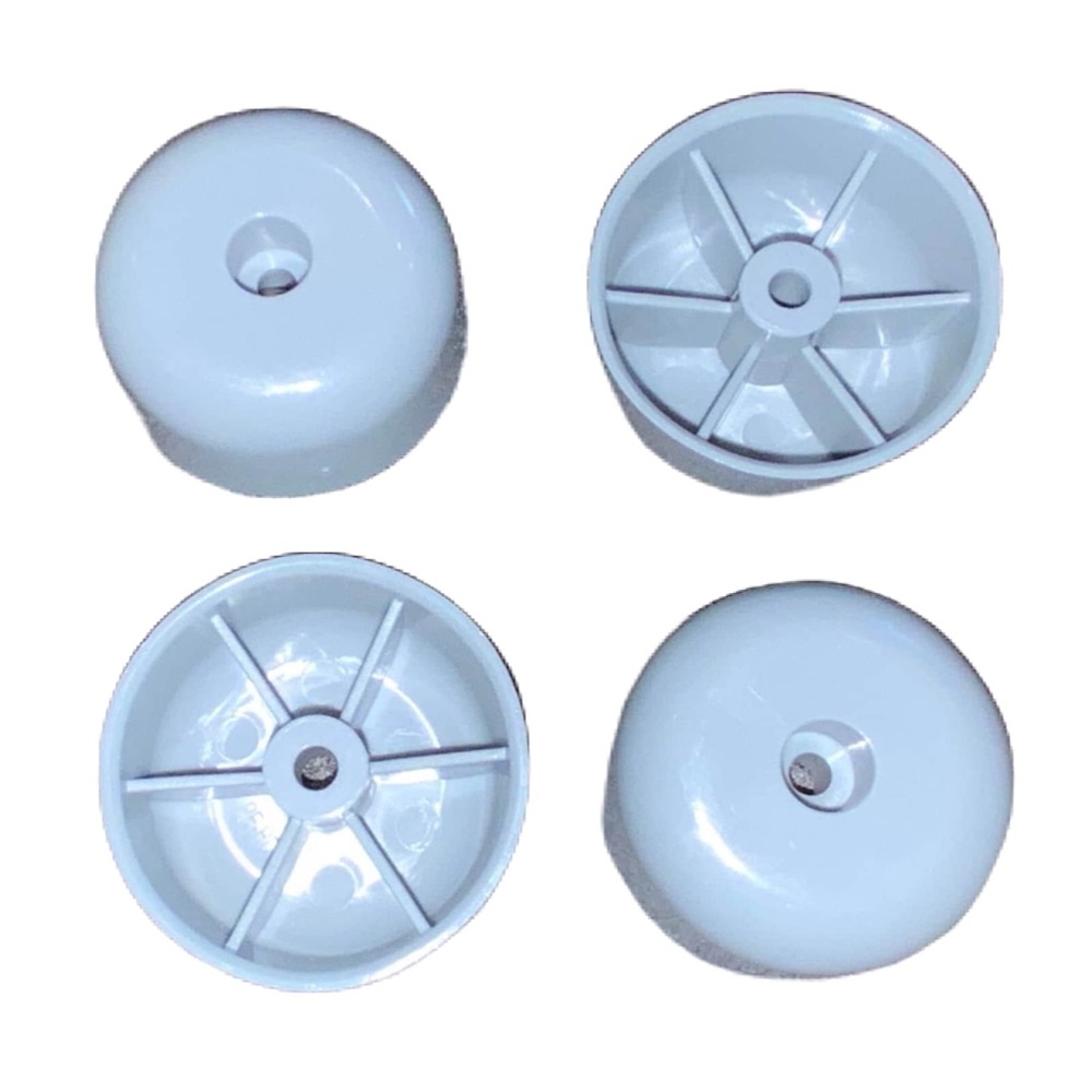 Set of 4 IKEA DETOLF Base Feet 113290 for Glass Cabinet in GREY